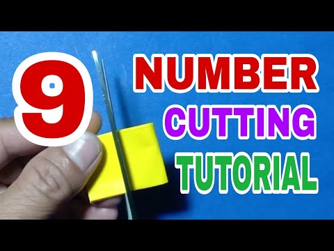 number cutting tutorial 9