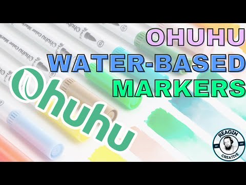 Ohuhu's 36-color Water-based Brush Set Gives You The Perfect Tool For Your Next Project!