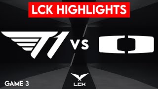 T1 vs DK Highlights Game 3 | LCK Cup 2025 | T1 vs Dplus KIA by Onivia