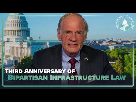 Senator Carper Celebrates Three Years of the Bipartisan Infrastructure Law