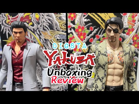 🇯🇵 Digsta Ryu Ga Gotoku ( yakuza series ) Kazuma Kiryu & Goro Majima - Unboxing & Review