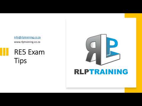 RE5 Exam Tips 2022