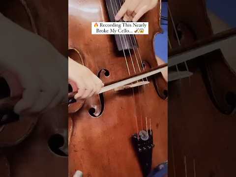 🔥 Recording This Nearly Broke My Cello… 🎻😱