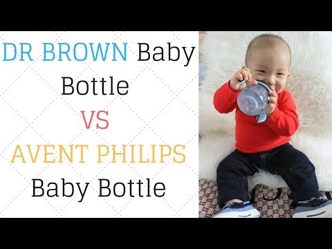 Baby Bottle Review Dr Brown Bottles VS Avent