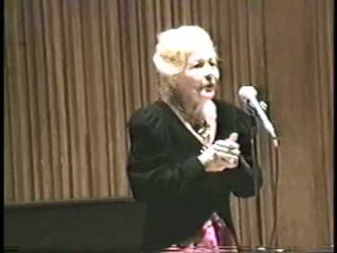 Marta Eggerth (age 82)  1994 NYC