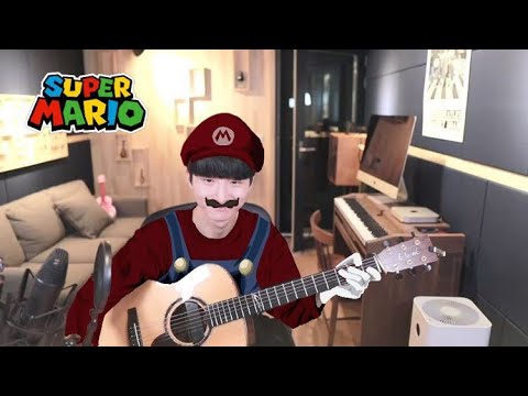 Super Mario Theme on Fingerstyle Guitar