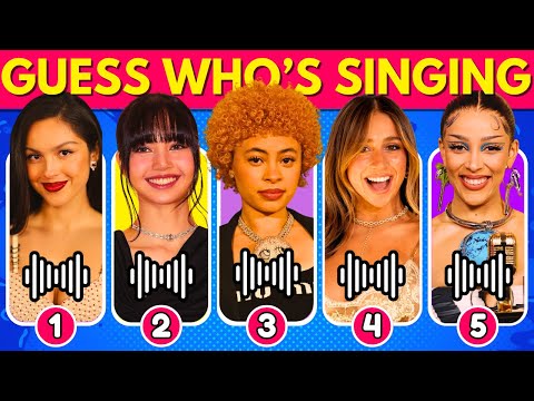 GUESS WHO'S SINGING & FINISH THE LYRICS📀Female Celebrity Edition!⭐Taylor Swift, Olivia Rodrigo, Tyla