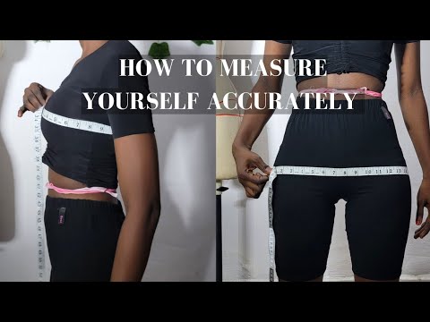 How To Measure Yourself Accurately| How to read a Measuring tape| Beginner friendly