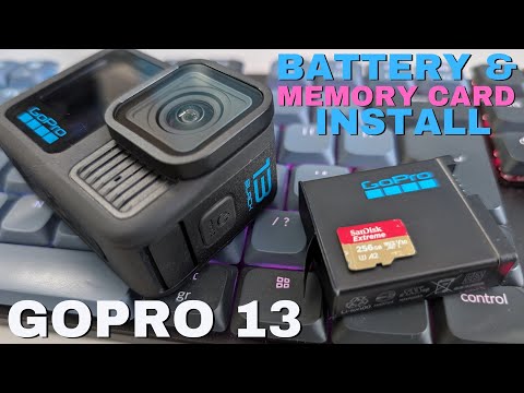 How to Install the Memory Card & Battery in GoPro Hero 13 Black