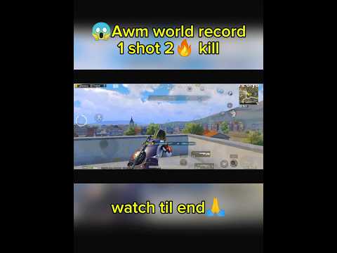 bgmi world record 😱Awm 1 shot 3🔥kill bgmi awm headshot short video. #Bgmi short#pubg.