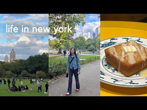 nyc vlog | twins visiting from cornell, central park, cafe hopping, yummy asian food recs