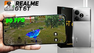 Realme GT 6T BGMI Review: 90 FPS !!🚀