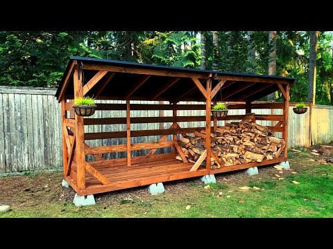 How to Design and Building a Firewood Shed