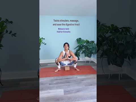 Twist stimulate, massage, and ease the digestive tract #yoga