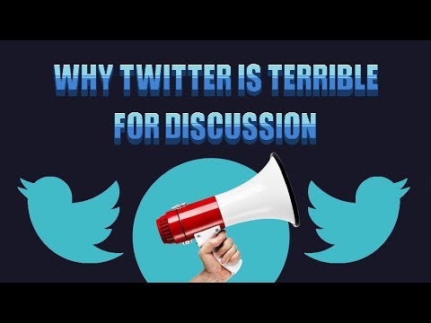 Why Twitter Is Terrible For Discussion