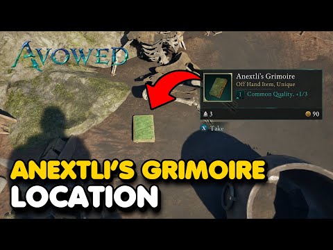 Avowed - Anextli's Grimoire Location (Unique Spell Book)