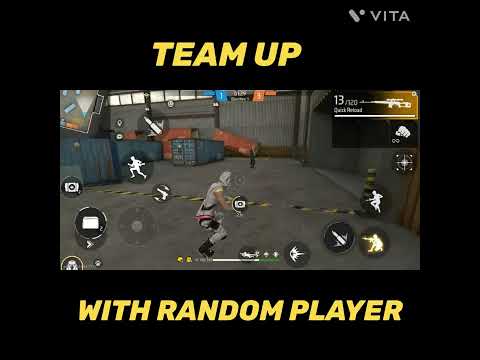 TEAM UP WITH RANDOM PLAYER #shorts #shortsvideo #freefire