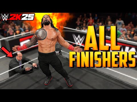 WWE 2K25 All Finishers!