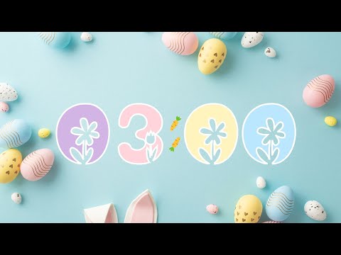 3 Minute Pastel Springtime Countdown Timer