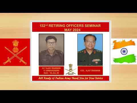 Indian Army Officers Retired on 31 May 2024