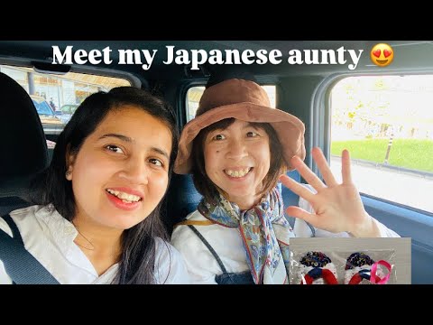 A day in my life as an Indian living in japan | Japanese aunt | Beach day 🇯🇵🍨🏝️ 😋 #indianinjapan