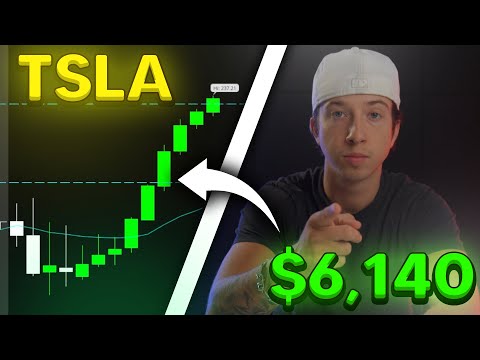 How I MADE $6,140 Trading TSLA!