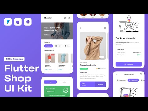 FlutterShop - Premium E-commerce App UI kit for Flutter