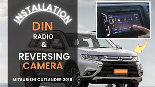 MITSUBISHI OUTLANDER 2016 Gets Double DIN Stereo & Reversing Camera  Installation. Upgrade your Car!