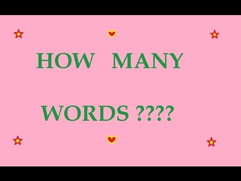 How many words ?? - QUIZ GAME SHOW