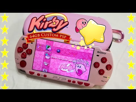 Custom Kirby psp 2000