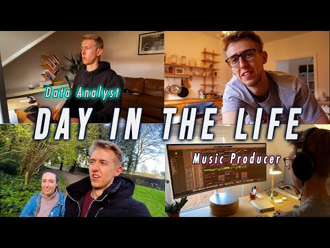 Day in My Life as a DATA ANALYST & Professional MUSIC PRODUCER | Balancing 9-5 Job with Side Hustles