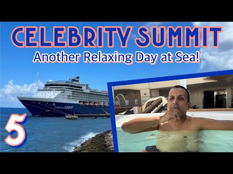 Celebrity Summit: MDR lunch, hot tub, & sea day shenanigans! | PART 5, October 2023