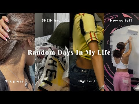 VLOG: Random Days In My Life| New Suite , Silk Press, SHEIN Haul , P.O Box + MORE