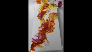 Gorgeous Dutch Pour, Acrylic Pouring Technique #dutchpour #acrylicpainting #painting