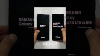 S23 ultra vs note 20 ultra bootup test #samsungs23ultra #techreview #performancetest #tech