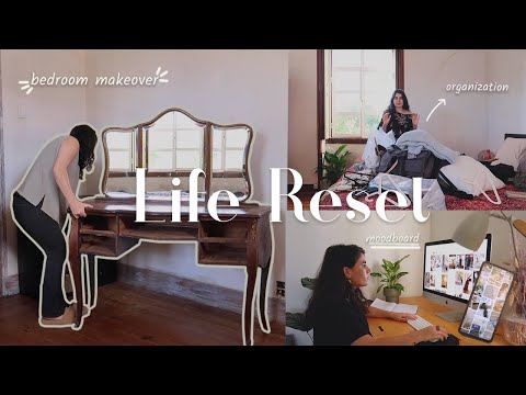 Getting My Life Together ✨ room makeover, setting goals & vision board | Life Reboot Ep. 2