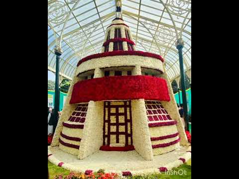 Lalbagh Flower show 2023 || #lalbaghflowershow #glasshouse #shorts