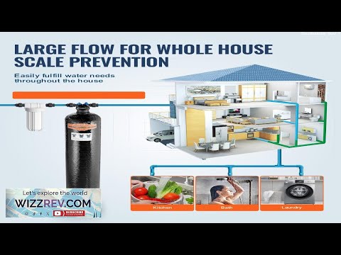 Whole House Salt Free Descaler Water Descaler System for 5-8 Person Family