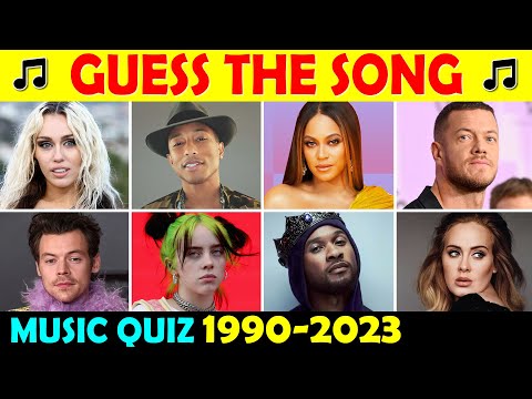 Guess the Song 🎵 1990-2023 One Song Each Year | Music Quiz 🎶🎤