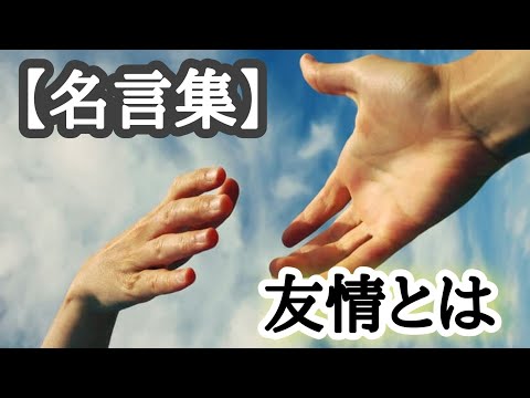 【名言集 友情とは】#名言集