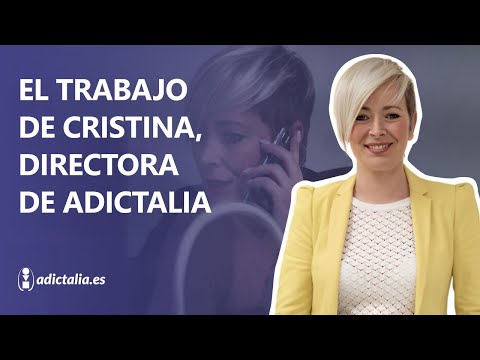 Especialistas en adicciones: Cristina