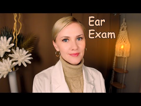 testing and examining your EARS 👂 ASMR WHISPER