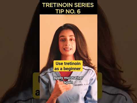 Plastic surgeon recommends safe method of tretinoin use #skincare #shortsviral