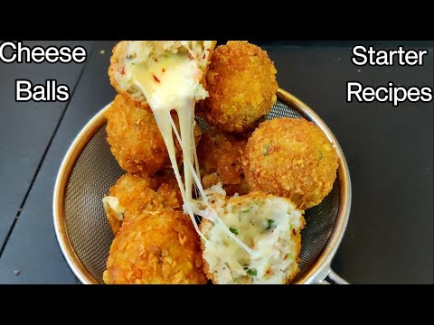 Cheese ball Recipe|चीज बॉल्स|Veg starters Recipes|Party Starter Recipe|Cravings|hindi