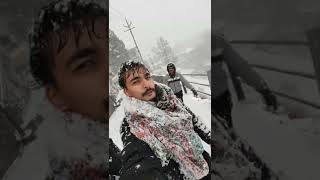 HEAVY SNOWFALL IN MUSSOORIE 🤩😍🥶 LIVE SNOWFALL 2022