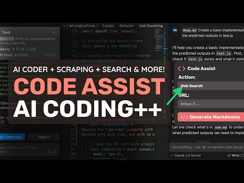 Code Assist Agent + Windsurf / Cline & Aider : This AI Agent makes EVERY AI CODER AMAZING!