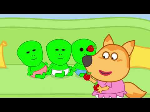 Baby Lucia Plays Funny Mystery Challenge with Brother. Fox Family Cartoon Songs for kids #1886