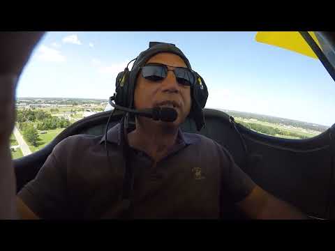 Airplane rides over Oshkosh.