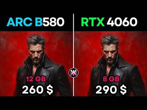 ARC B580 vs RTX 4060 - 13 GAMES TESTED ( 1080P - 2K - 4K )