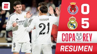 REAL MADRID GOLEÓ 5-0 a Deportiva Minera con Goles de Modric, Güler y Valverde | Copa del Rey